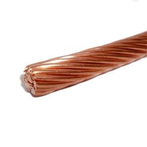 solid strands bare hard drawn copper conductor pvc insulated flexible Oxygen free copper cable wire