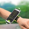 Soomfon 360 degree rotation silicone wristband running armband phone holder sports mobile phone holder