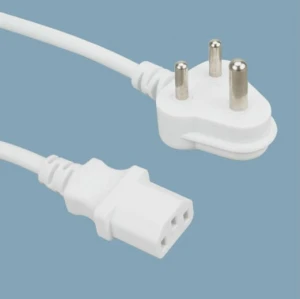 South Africa Standard Electric Power Plug Cable