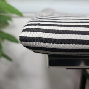 spandex polyester black and white stripes comfortable seamless underwear fabric