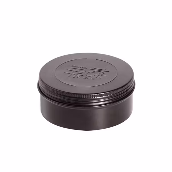 Matte Black Soap Cosmetics Lip Balm Jar Empty Candle Tin Can Aluminium Metal Packaging