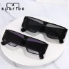 Sparloo 1286 Black Square Custom Sunglasses 2021 Men Sun Glasses