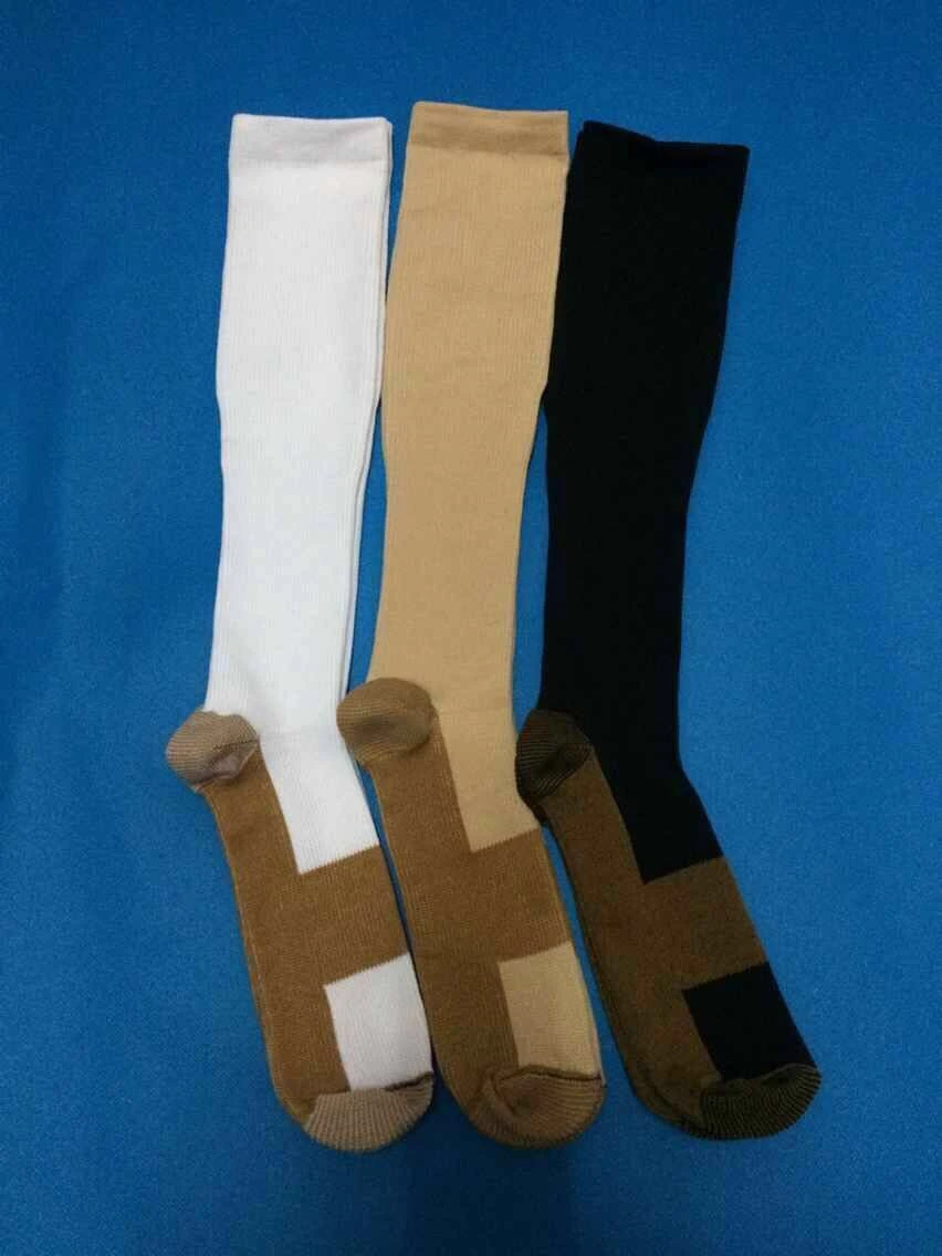 Spot pressure socks nylon compression socks sports  leg copper fiber compression socks