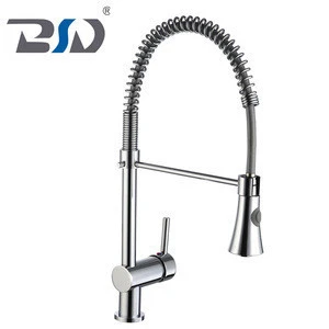 Spring pull out /pull down taps ,brass chrome plated or brushed nickel widespread kitchen mixer, water sink mixer faucet