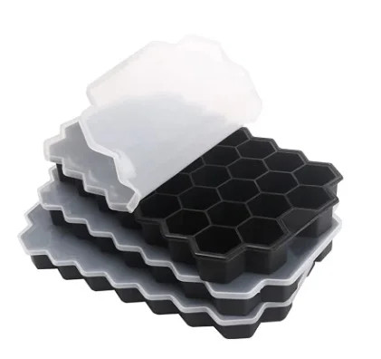 Buy Square Ice Patterns Block Molds For Ice Baths, Silicone Ice Bath ...