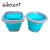 Import Square middle big size 5L 10L PP and TPE plastic folding bucket pail storage bucket for sand from China