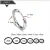 Import Stainless Steel 8/10/12/14/16/18mm Huggie Hoop Earring Simple Style Fashion Earring from China