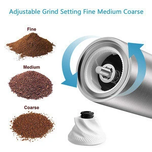 Stainless Steel Hand Made, Manual Coffee Mill Grinder For Sale
