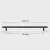 Import Stainless steel hardware bedroom kitchen furniture modern Cabinet door drawer black  bar pull handles from China