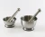 Stainless Steel Kitchen Grinder Tool, Mixing Grinding Bowl with Hammer, Metal Mortar and Pestle Set