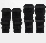 Stainless steel off-road motorcycle protective gear riding shatter-resistant warm elbow knee pads protector four-piece sets