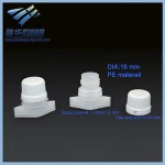Stand up plastic pouch spout plastic nozzle cap