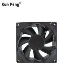 Standard kunPeng 8025 80x25 80mm 80x80 Laptop Axial Flow Fan DC 12V CPU Cooling Fan 80x80x25 mm sleeve bearing