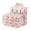 Standard size 3 ply Bath embossed tissue roll paper for toilet
