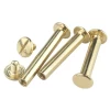 Steel Copper Plating Male and Female Account Book Binding Screw