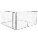 Steel Dog Kennel Pet Enclosure Puppy Run Fence Cage Playpen House