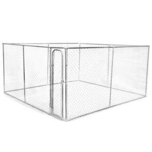 Steel Dog Kennel Pet Enclosure Puppy Run Fence Cage Playpen House