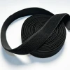 Stock 25mm 38mm 50mm Black Vel-Stretch Elastic Hook Strap