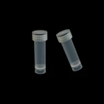 Stock PP material 5ml cryogenic frozen vial medical sealing ring screw cap cryogenic test tube