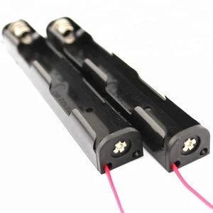 Straight 2-5 battery box series line 1 - line electronic component long - line dry battery box