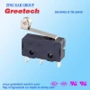 Straight Lever Miniature Micro Limit Switch 0.1A for Automobile and Home Appliances