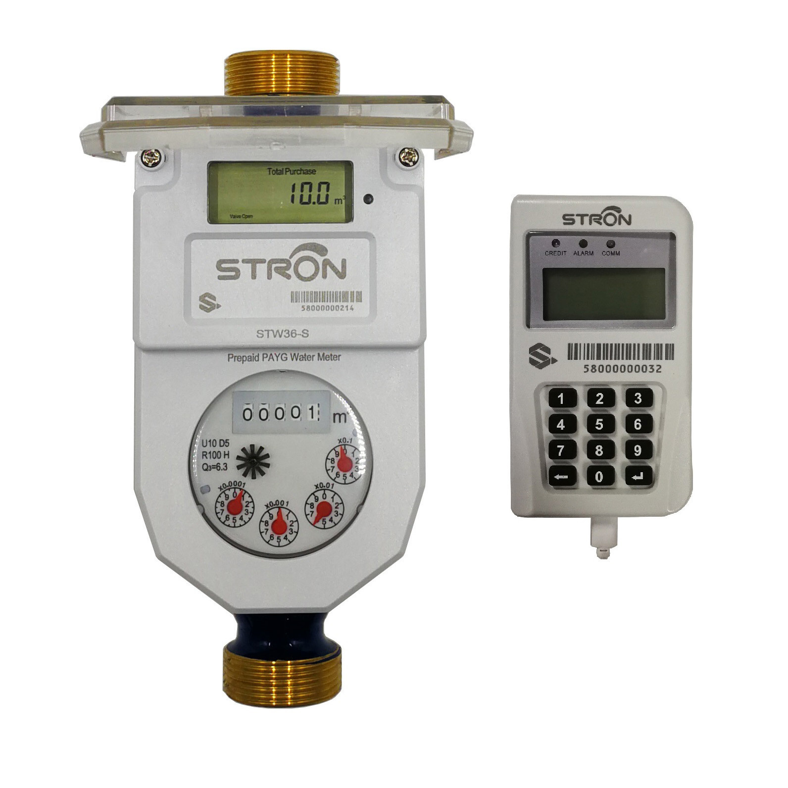 Buy Stw36-c Ip67 Rating Waterproof Sts Keypad Prepayment Water Flow ...