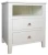 Import Stylish Small Bedroom Nightstands Mirrored Nightstand with 2 Drawers from China