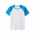 Import Sublimation Blank Raglan Short Sleeves Polyester T Shirts Custom Design Short Sleeves T-shirt from China