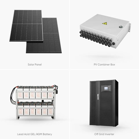 Buy Sunark Off Grid Solar Power System 30kw 100kw 500kw Solar Power ...