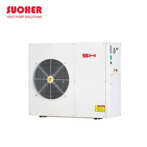 SUOHER R32 DC inverter Swimming pool heat pump to  water heater with strong resistant corrosion titanium heat exchanger