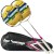 Import Super Light 3U Full Carbon Fiber Badminton Rackets With Bags String Professional Racket Strung Padel Sports For Adult Kids from China