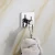 Import SUS 304 Shower Courtains With Stainless Steel Hooks Shoe Hook Coat Storage Rack White And 4 Hanger from China