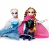 SV-FZ015 Hot Movie Frozen dolls Elsa Anna Frozen PVC doll toys 29cm gift box dolls for kids