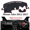 Taijs new design polyester fibre anti dust non-slip car dashboard cover for Nissan JUKE 2011-2017