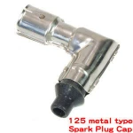 TDPRO Metal 90 Degree Ignition Coil Elbow Spark Plug Cap For Motorcycle Yamaha Suzuki Kawasaki Dirt Pit Bike ATV Go Kart Quad