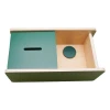 Teaching Imbucare Box Wooden Toys Kids Education Montessory With Flip Lid