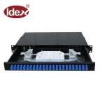 Telecommunications 12port 24port simplex fiber optic patch panel