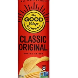 The Good Crisp Potato Chips Popped Low Fat Less Calorie Healthy Snack Food