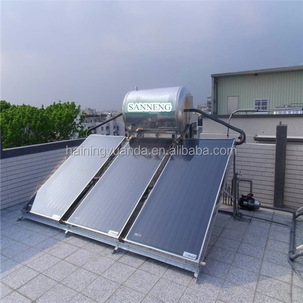 The Sanneng brand rooftop solar water heater