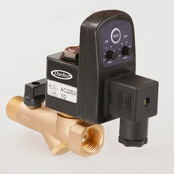 Timer control Compressed air compressor CDA solenoid valve