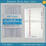 TK4100 EM4001 125khz RFID access control card