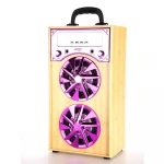 Top Class Ibastek Karaoke Machine Speaker Bluetooth with LED Light 4inch 8W 600mAh motion sensor mp3 player