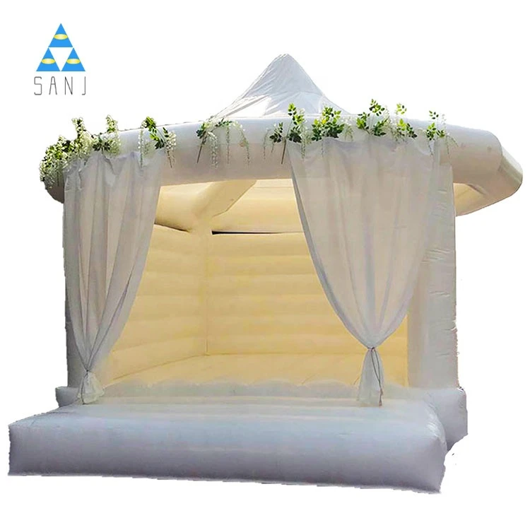 top quality combo inflatable wedding bouncy castle for sale