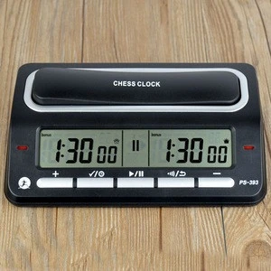 Top quality PS 393 digital chess clock fashion chess game clocks for chess game and crossword game