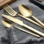 Import top quality stainless steel dinnerware gold plated cutlery set from China