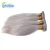 Import Top Silver Bundles With Closure Grey virgin raw  Human Hair extensions Weaving For Braiding from China