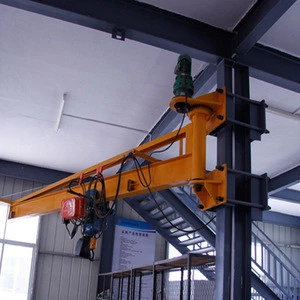 TOP wall mounted jib crane with electric hoist