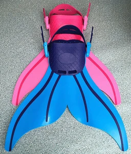 TPR Popular Design Swimming Set Mermaid Mono Fins