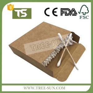 TR-C001 Natural Bamboo Cotton Swab, Cotton Bud ,Free Sample