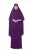 Import Tradition tube skirt suit polyester solid women islamic clothing muslim dress from China